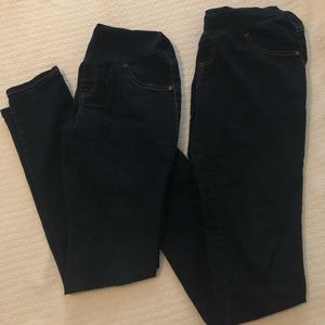2 Pack Maternity Skinny Jeans